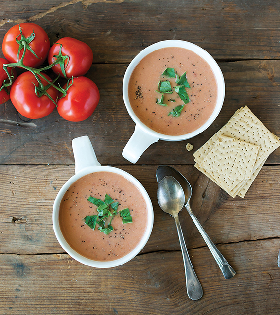 Tomato Basil Bisque from The Abundance Diet by Somer McCowan