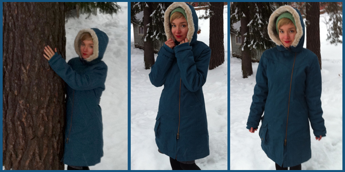 Ladies long hoodlamb coat sale