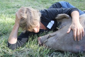 Kathy Stevens and Piggy 2