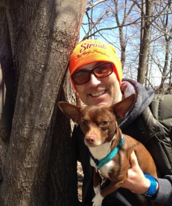 John & Coffee on Earth Day, April 22, 2013, at Elk County Humane Society