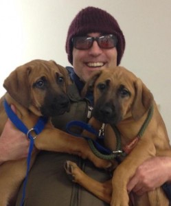 John with Brandy & Dakota, Elk County Humane Society, March 1, 2013