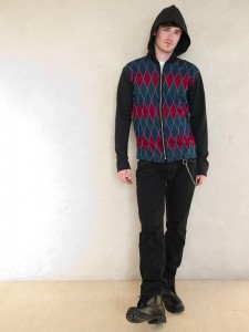 (C) Lois Eastlund Designs Menswear hoodie