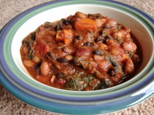 Vegan Pumpkin Kale Chili