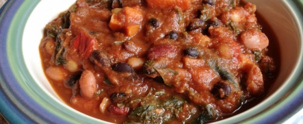 Vegan Pumpkin Kale Chili