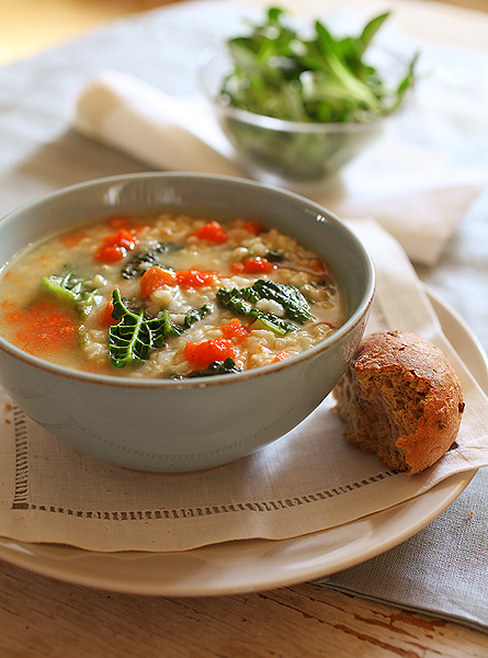 Tuscan Kale Soup from Christina Pirello's Wellness 1000