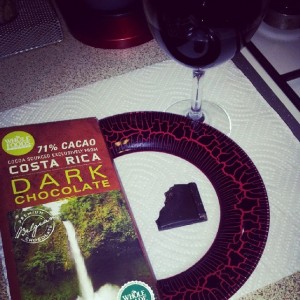 Mmmmm wine & chocolate!