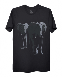 Men's t shirt with elephant print