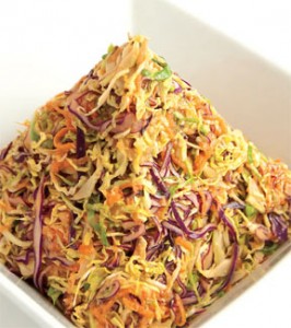 Shaved Brussles Sprout Slaw