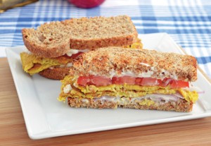 Fried Vegan Egg Sandwich LoRes