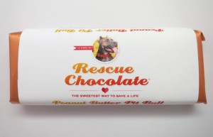 This yummy chocolate bar donates it's proceeds to animal rescue!