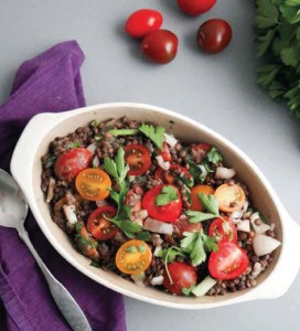 French Lentil and Cherry Tomato Salad