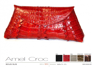 Amel Croc in red