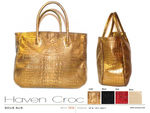 Haven Croc in gold