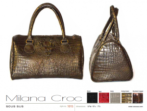 Milana Croc in Army Green