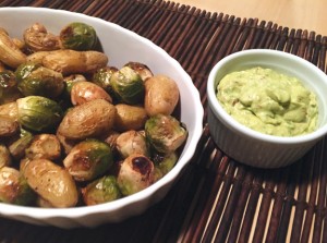 Roasted Potatoes and Sprouts