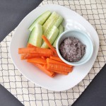 Roasted Garlic and Black Bean Hummus