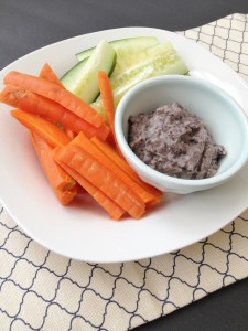 Roasted Garlic and Black Bean Hummus