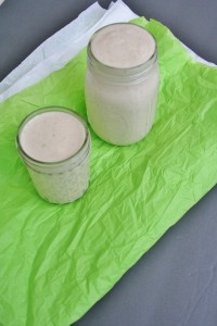 Vegan and Gluten-Free Vanilla Pear Banana Protein Smoothie