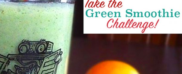 Orange-Ginger Green Smoothie Recipe + A Green Smoothie Challenge!