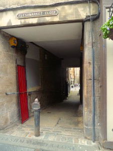 One of the famous closes of old-town Edinburgh. How many passersby actually pause to reflect upon the name?