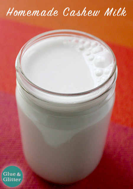 Homemade Cashew Milk with Less Mess