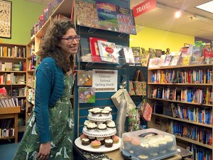 I baked four kinds of vegan soy-free cupcakes for my launch. Now no one I know will ever tell me vegan baked goods can't be astoundingly delicious! Photo by Kelly Turley.