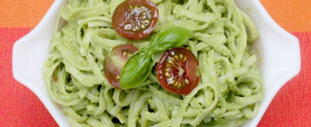 Oil Free Avocado Pesto | Glue and Glitter