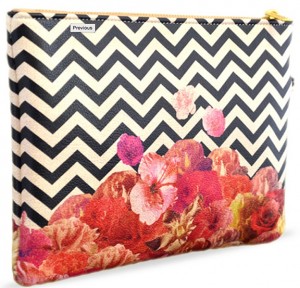 CHEVRON FLORA II BY BIANCA GREEN Create and Case Vegan Bag