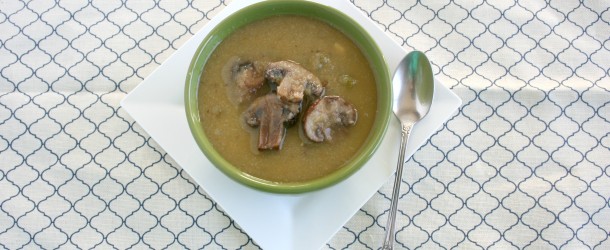 Vegan and Gluten-Free Creamy Mushroom Soup