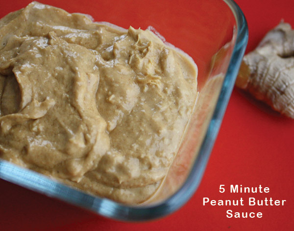 5-Minute Peanut Butter Sauce
