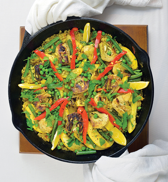 Paella Bowl from Vegan Bowls by Zsu Dever