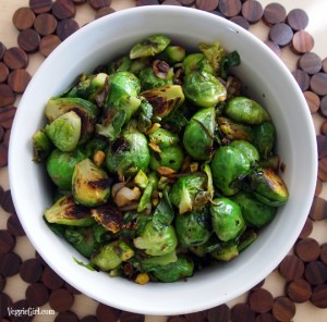 Pan Seared Brussels Sprouts