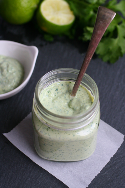 Vegan Cilantro Lime Crema