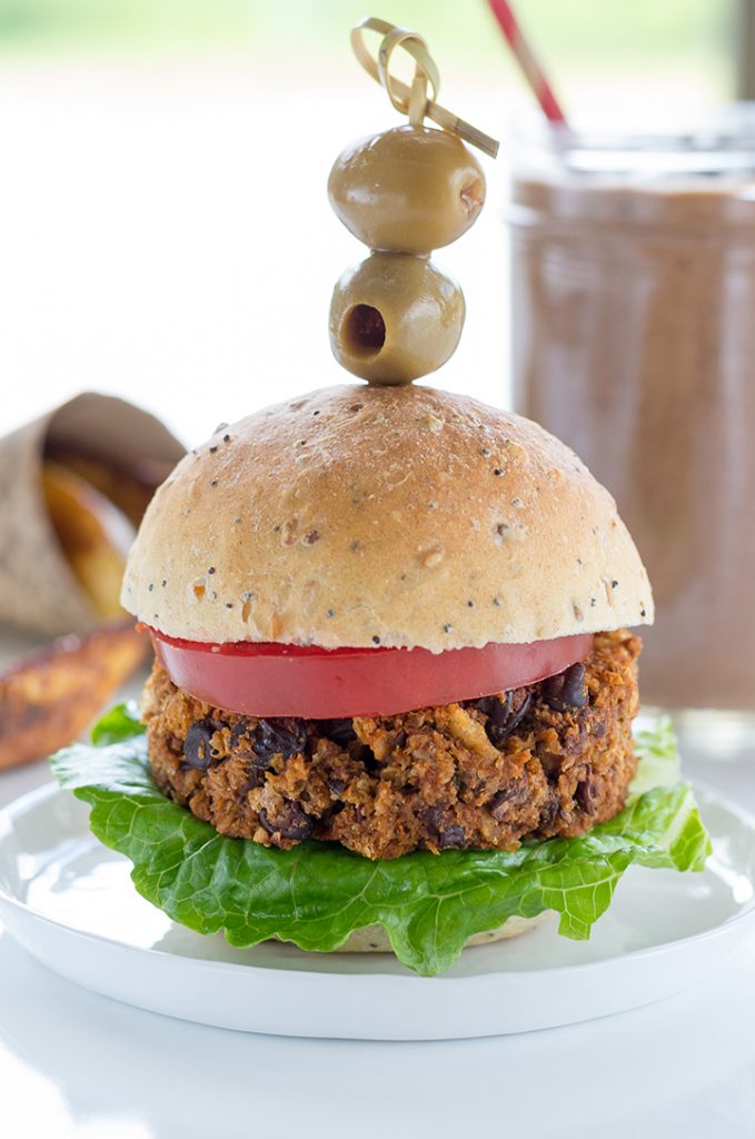 Hungry Guy Burger from Laura Theodore's Vegan-Ease