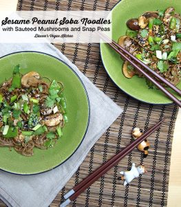 Sesame Peanut Noodles from Pure and Beautiful Vegan Cooking by Kathleen Henry