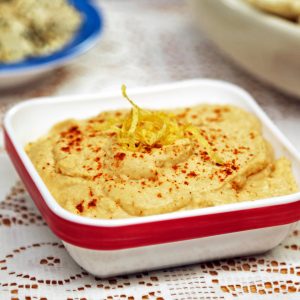 Lots of Garlic Hummus from Laura Theodore's Vegan-Ease