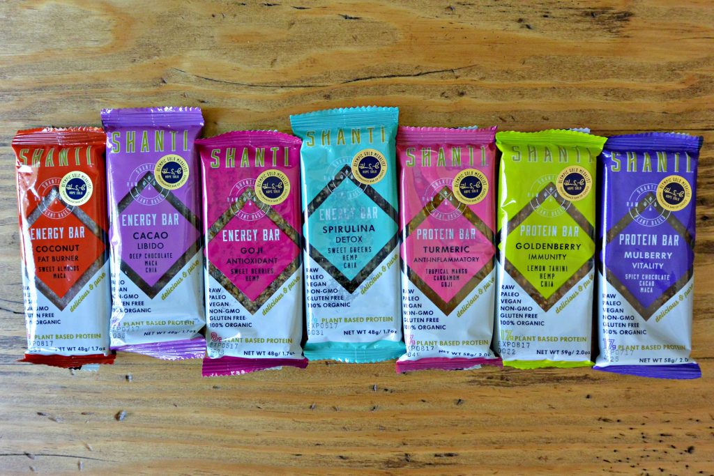 Shanti Bar the Raw Superfoods Energy Bars Chic Vegan