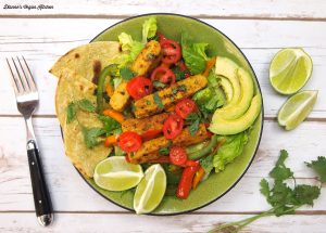 Tempeh Fajita Salad