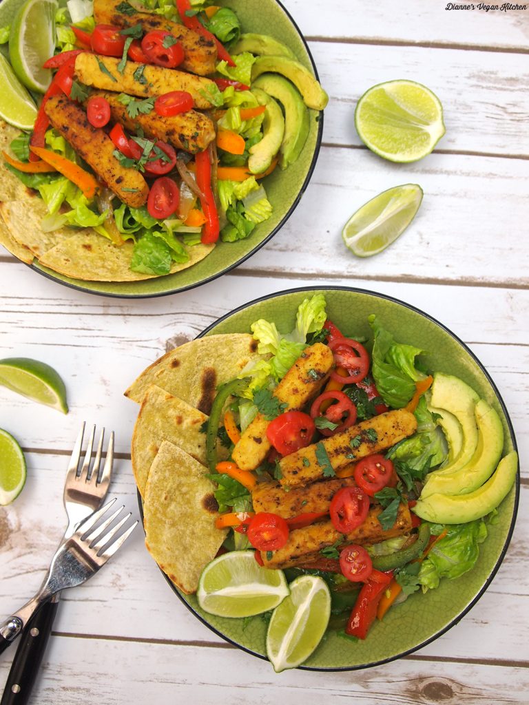 Tempeh Fajita Salad