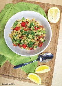 Summertime Avocado-Chickpea Salad