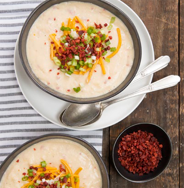 Loaded Potato Soup from The Book of Veganish by Kathy Freston