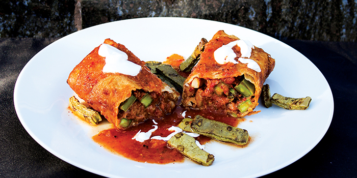 Northern Mexico Chimichanga from Vegan Mexico by Jason Wyrick