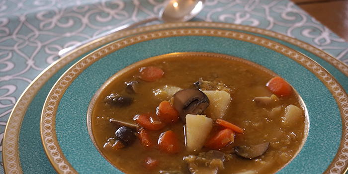 Laura Theodore's Quick Red Lentil Curry Soup