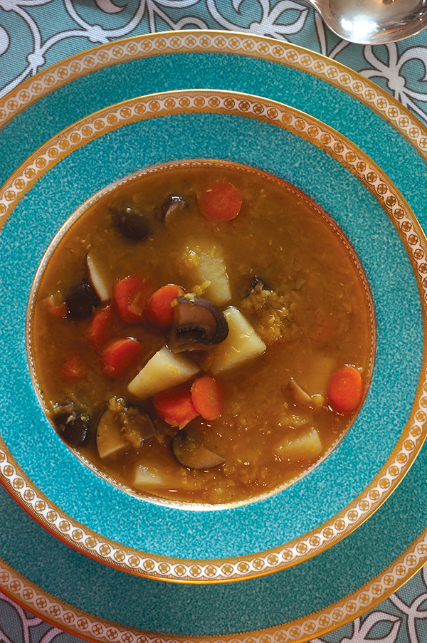 Laura Theodore's Quick Red Lentil Curry Soup