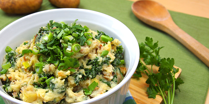 Vegan Colcannon for St. Patrick's Day