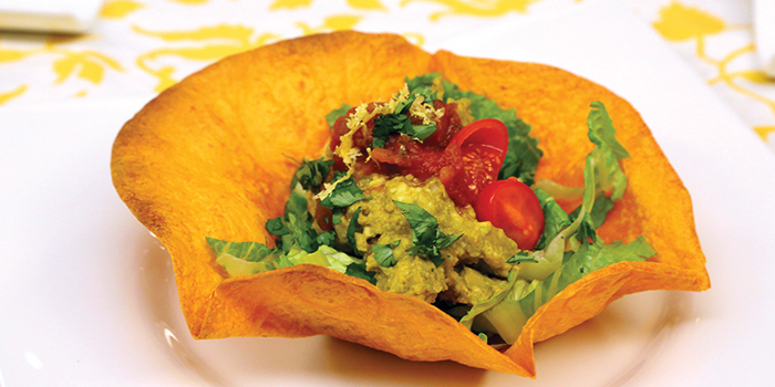 Laura Theodore's Guacamole Taco Salad Bowls