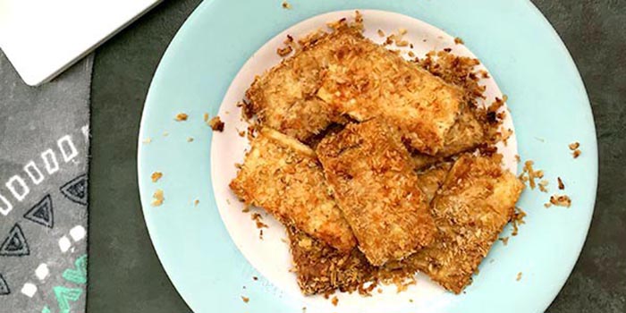 Crunchy Panko Tofu cooks up like magic in the air fryer! Here’s how to make your own.