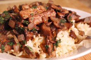 tempeh bourguignon