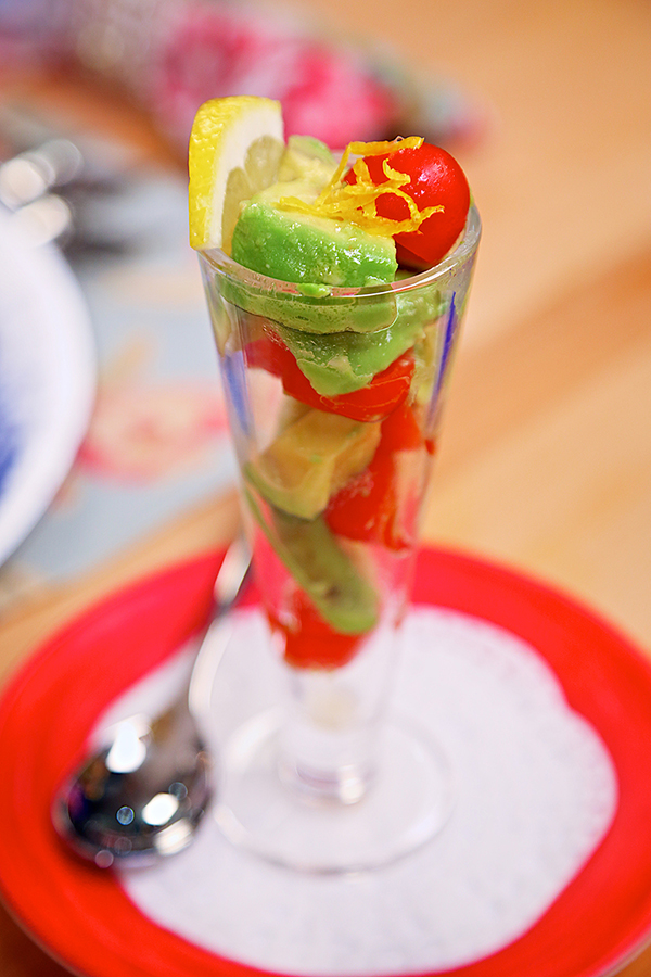 Laura Theodore's Avocado Salad Parfaits