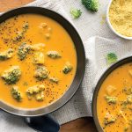 Easy Cheesy Broccoli Soup from The Main Street Vegan Academy Cookbook